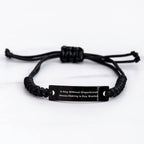 'Tis the Season for Gingerbread House Making, Funny Quote Rope Bracelet, Gifts from Men to Gingerbread House Making Enthusiasts, Perfect for Father's Day