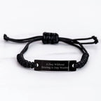 Sewing Enthusiasts' Delight, Funny Quote Rope Bracelet Gifts for Men from Friends and Family on Father's Day