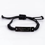 Jeweler Gifts from Friends and Family for Her - Funny Quote Rope Bracelet for Mother's Day