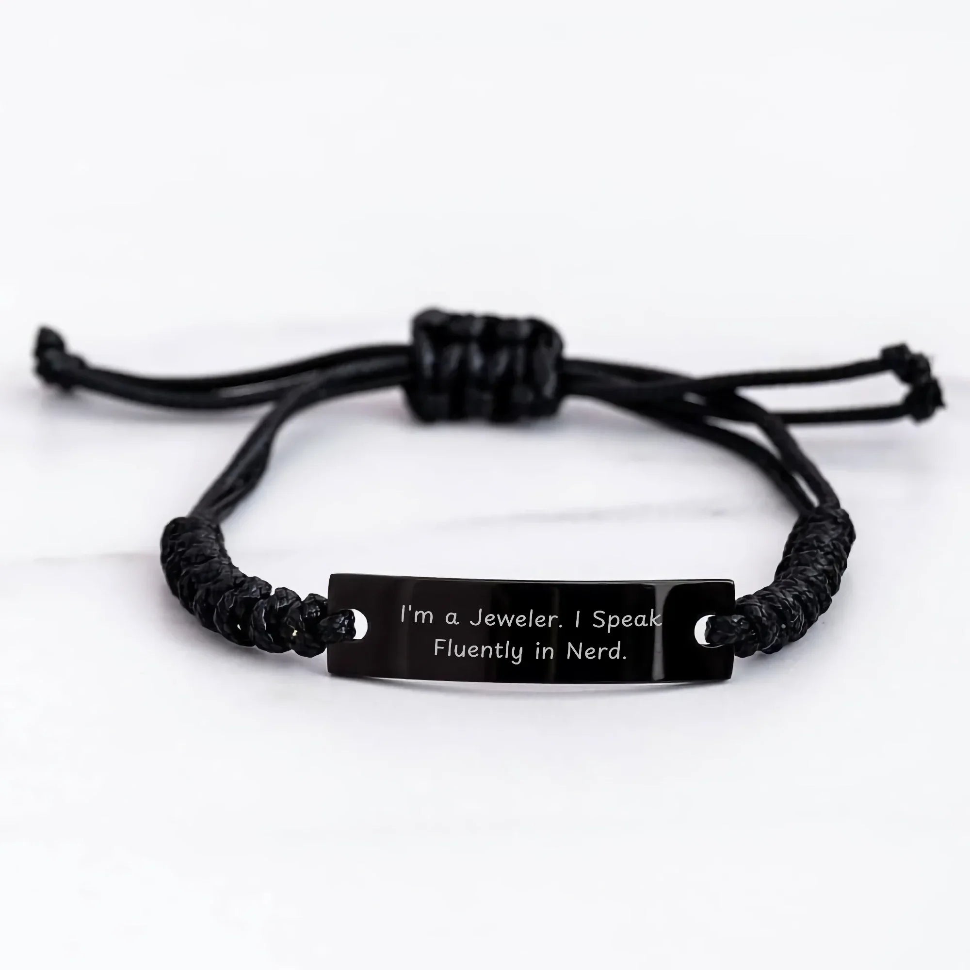 Jeweler Gifts from Friends and Family for Her - Funny Quote Rope Bracelet for Mother's Day