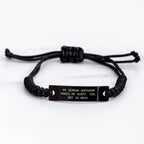 Funny German Shepherd Dog Gifts for Men - 'My German Shepherd Makes Me Happy. You, Not So Much.' Adjustable Rope Bracelet, Gifts from Family to Men, Father's Day Unique Gifts