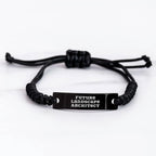 Funny Landscape Architect Gifts for Her, Mother's Day Unique Rope Bracelets from Friends, 'Future Landscape Architect' Quote, Adjustable and Durable