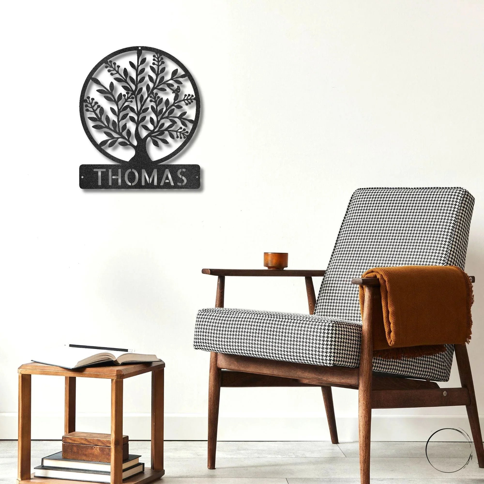 Personalized Tree of Life Metal Wall Sign: Celebrate Your Roots