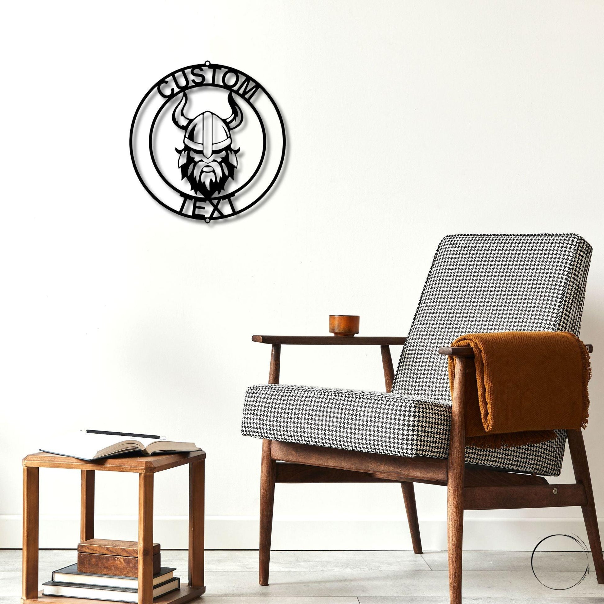 Forge Your Legacy: Personalized Viking Metal Art Wall Signs - Mallard Moon Gift Shop