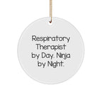 Respiratory Therapist Gifts from - Funny Circle Ornament for Men, Women, Friends, Coworkers, Family, and Respiratory Therapist