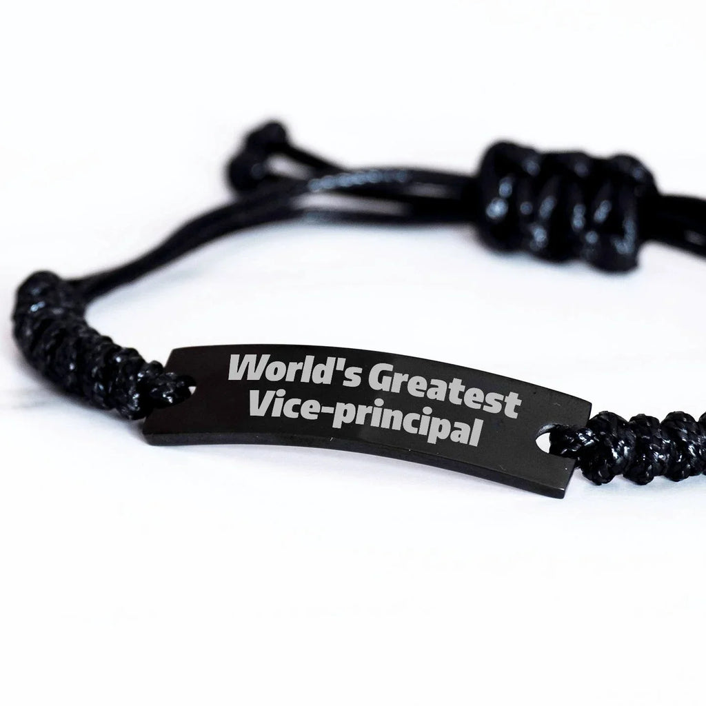 Powerful Vice Principal Rope Bracelet Adjustable Gift Perfect For Educators