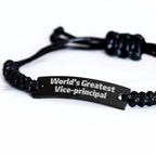 Powerful Vice Principal Rope Bracelet Adjustable Gift Perfect For Educators