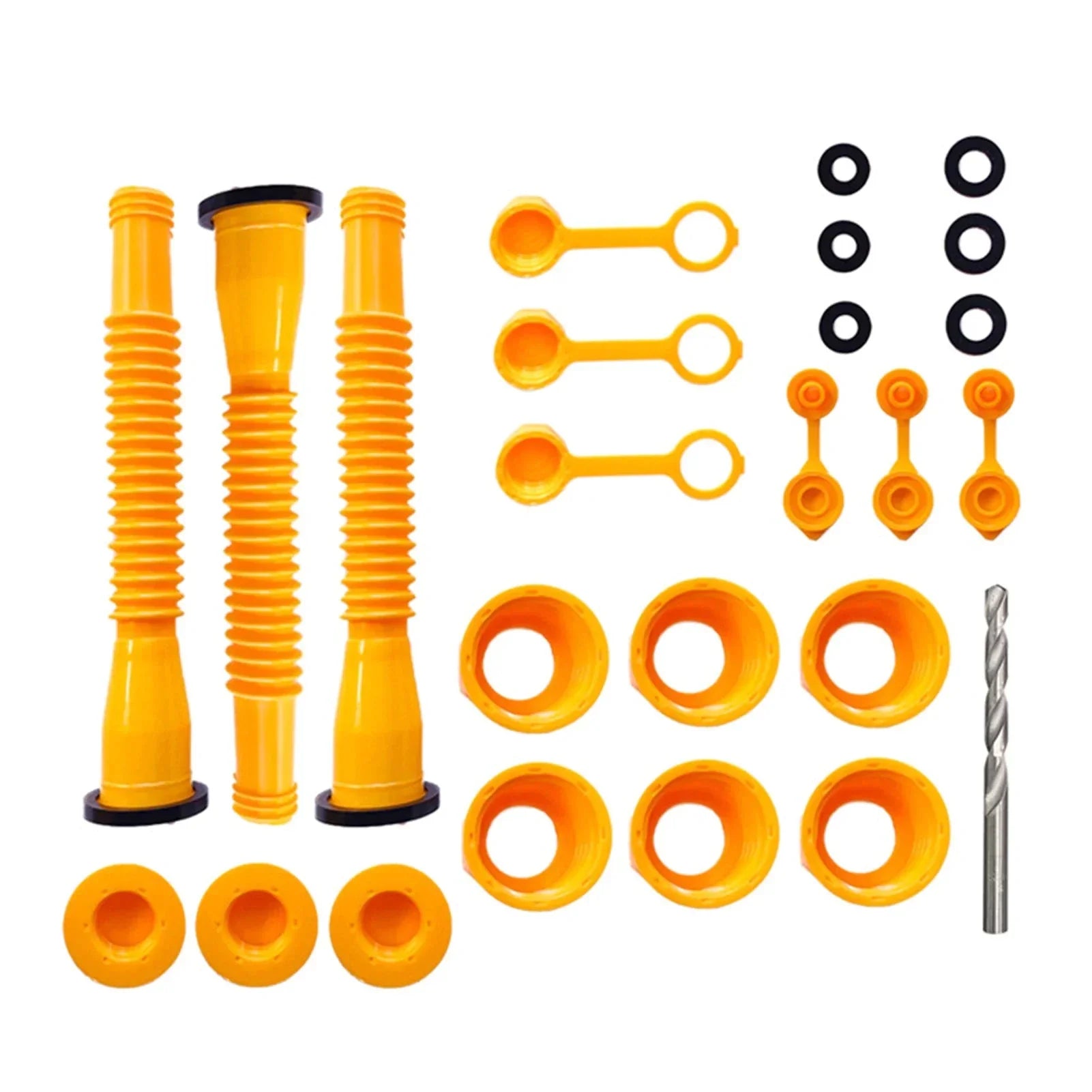 Upgraded Replacement Gas-Can Spout With Flexible Nozzle Easy To Install Ultra Long Pour Spout Nozzle Kit For Fuel Water Jug