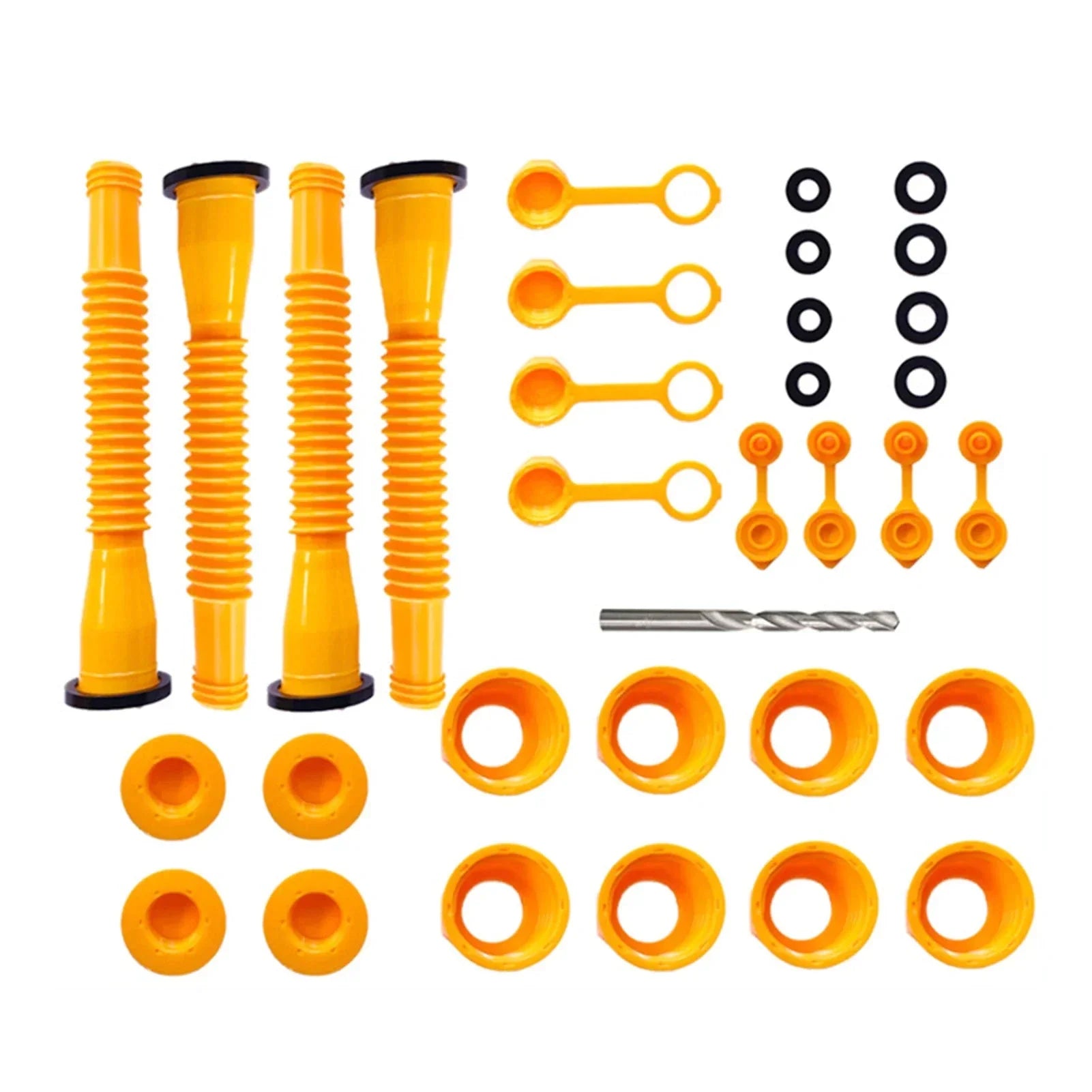 Upgraded Replacement Gas-Can Spout With Flexible Nozzle Easy To Install Ultra Long Pour Spout Nozzle Kit For Fuel Water Jug