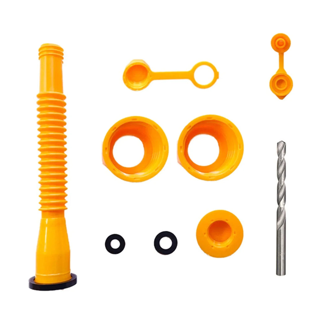 Upgraded Replacement Gas-Can Spout With Flexible Nozzle Easy To Install Ultra Long Pour Spout Nozzle Kit For Fuel Water Jug