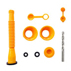 Upgraded Replacement Gas-Can Spout With Flexible Nozzle Easy To Install Ultra Long Pour Spout Nozzle Kit For Fuel Water Jug