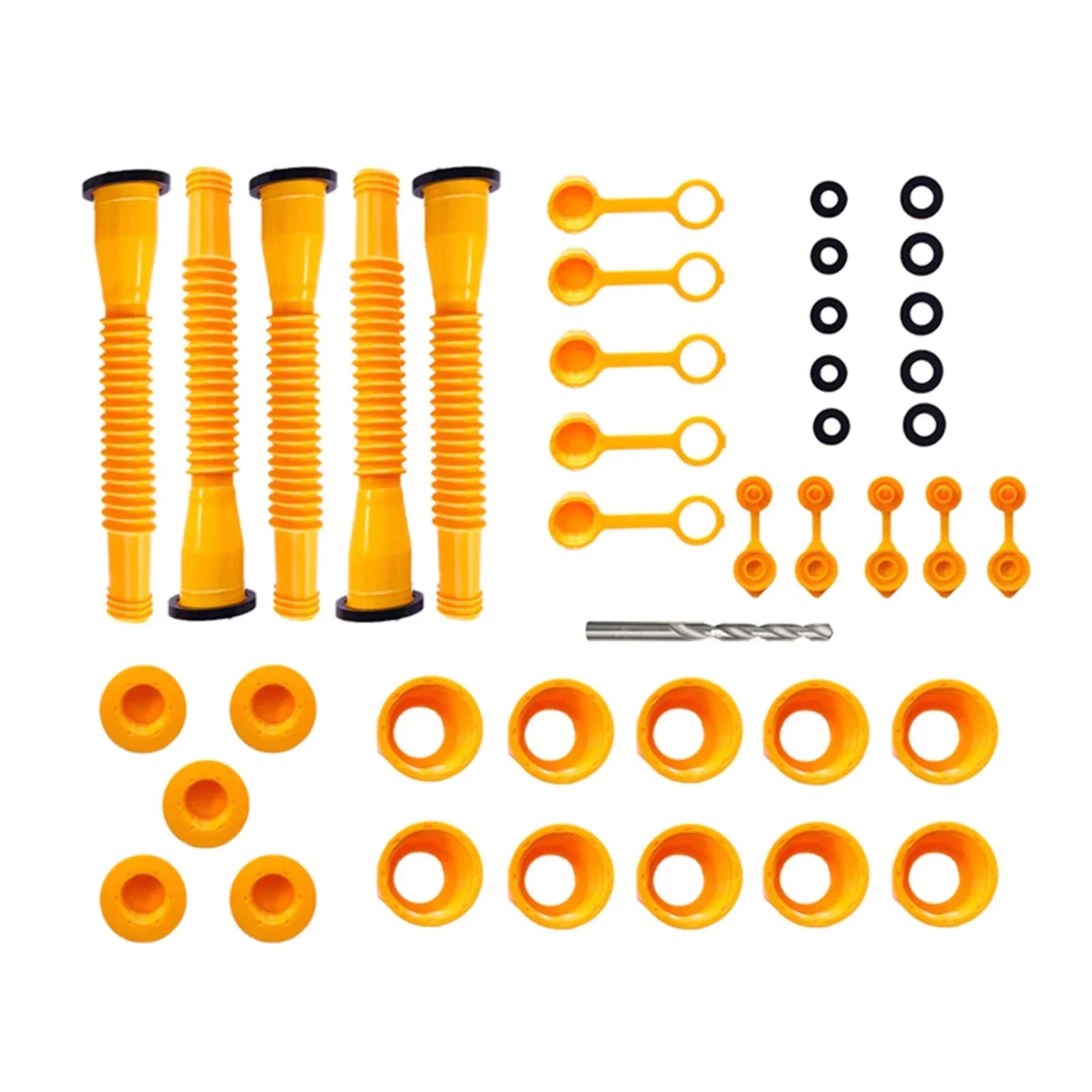 Upgraded Replacement Gas-Can Spout With Flexible Nozzle Easy To Install Ultra Long Pour Spout Nozzle Kit For Fuel Water Jug