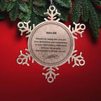 Sailor Snowflake Ornament - Thanks for being who you are - Birthday Christmas Jewelry Gifts Coworkers Colleague Boss