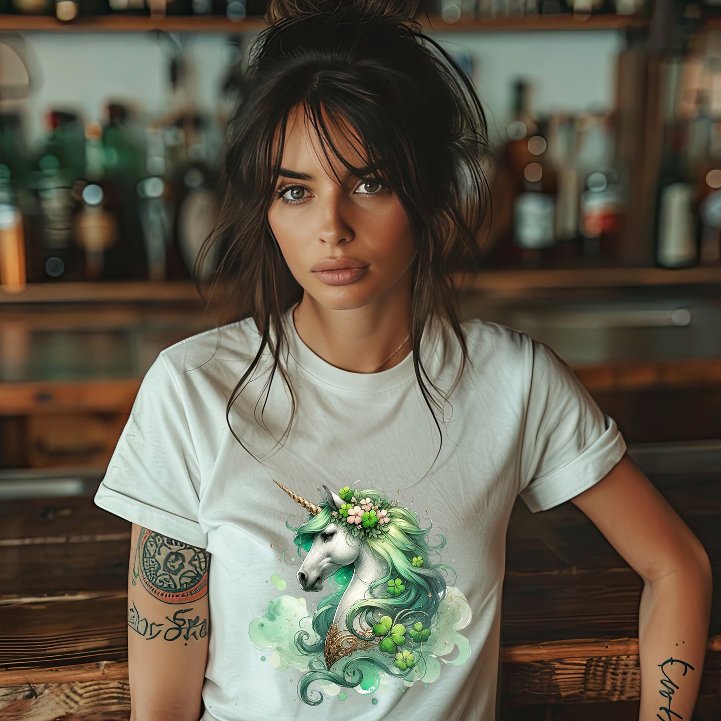 Magical Irish Unicorn St. Patrick's Day T-Shirt – Enchanting Lucky Charm Tee - Mallard Moon Gift Shop