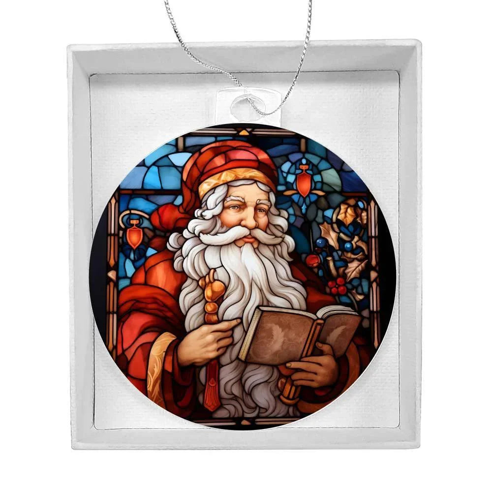 Santa Claus Acrylic Keepsake Ornament