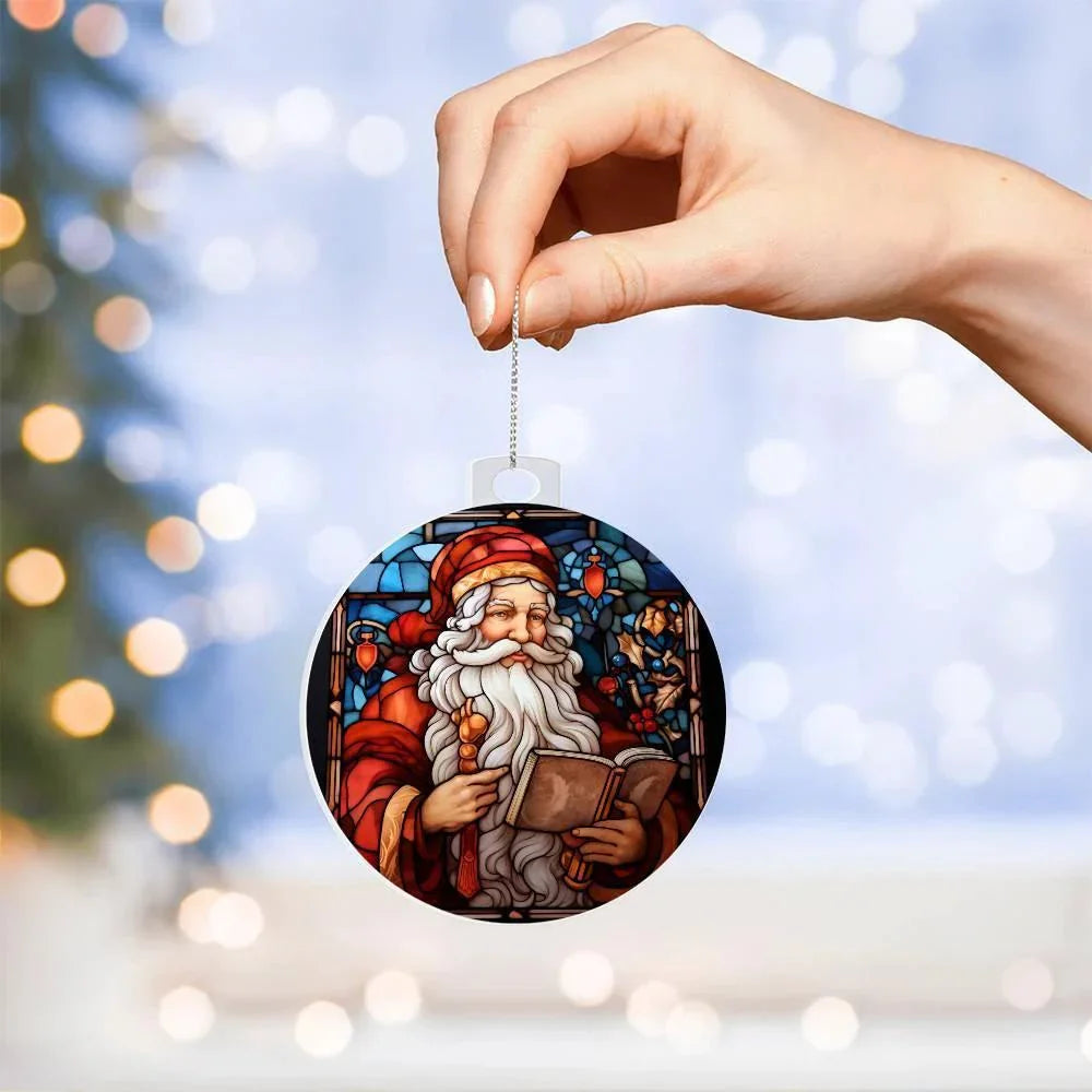 Santa Claus Acrylic Keepsake Ornament