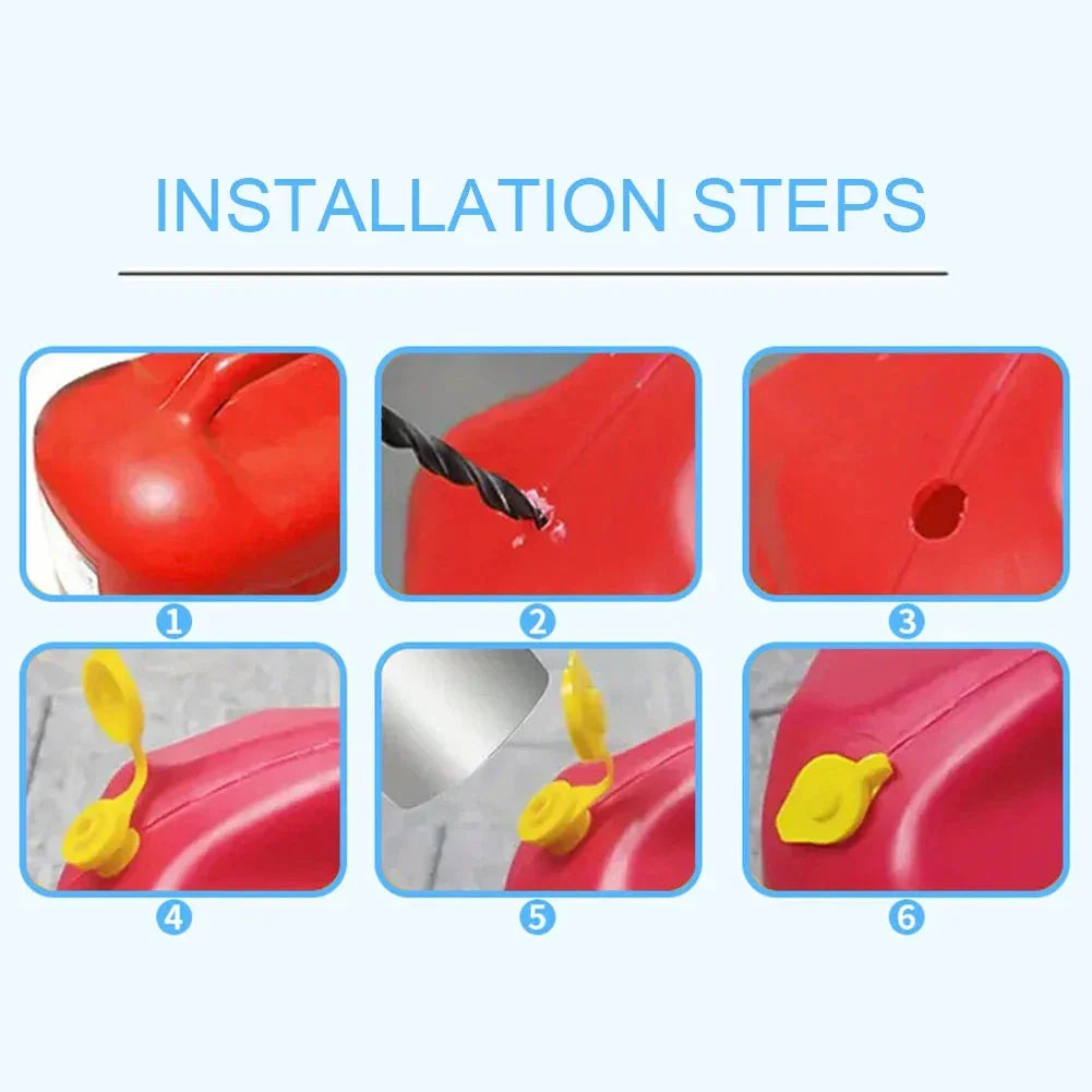 Upgraded Replacement Gas-Can Spout With Flexible Nozzle Easy To Install Ultra Long Pour Spout Nozzle Kit For Fuel Water Jug