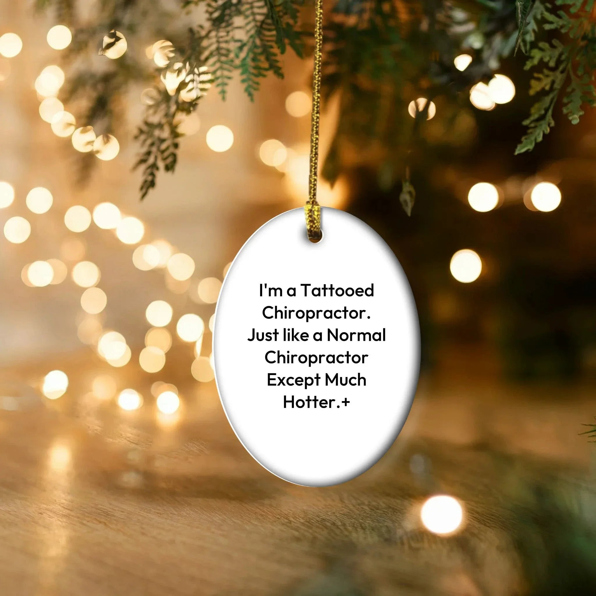 Sexy Sheriff Deputy Oval Ornament, Funny Quote Gifts from Friends to Sheriff Deputy