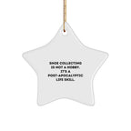 Shoe Collecting Gifts from Friends, Shoe Collecting Enthusiasts, or Family - Funny Star Ornament for Christmas