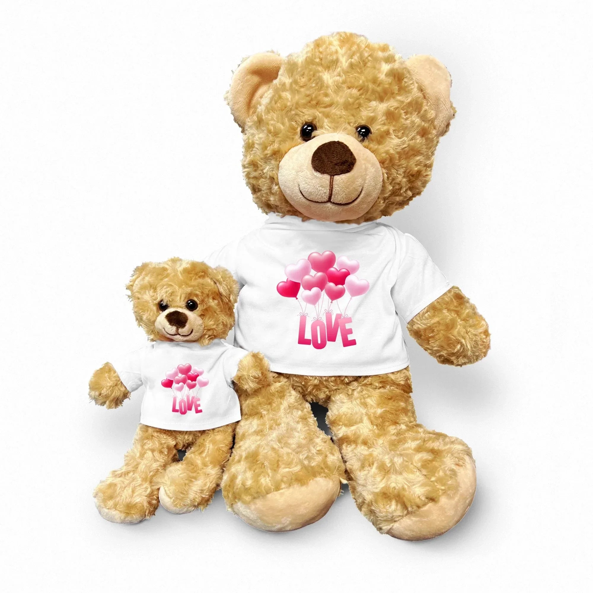 Love is in the Air - Plush Lamb, Panda, or Teddy Bear with Tee Shirt