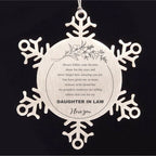 Snowflake Ornament - Daughter Always follow your dreams, never forget how amazing you are, Daughter Christmas Gifts Decorations for Girls Boys Teen Men Women
