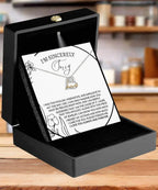 Apology Gift for Girlfriend, Wife, Soulmate -Sorry, Care For You - Love Dancing Heart Pendant Necklace