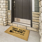 Sorry We’re Dead Coir Doormat – Funny Halloween Welcome Mat | Spooky Witchy Front Porch Decor | Rustic Fall Entry Rug