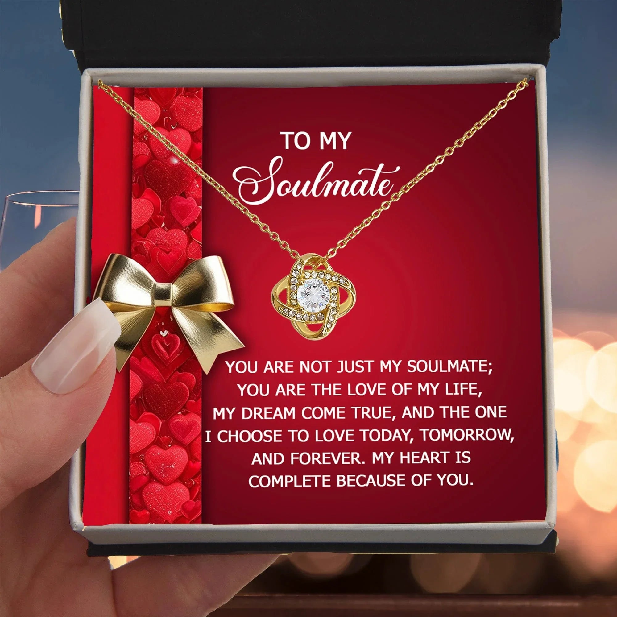 To My Soulmate Necklace - Express Your Love That Lasts Forever