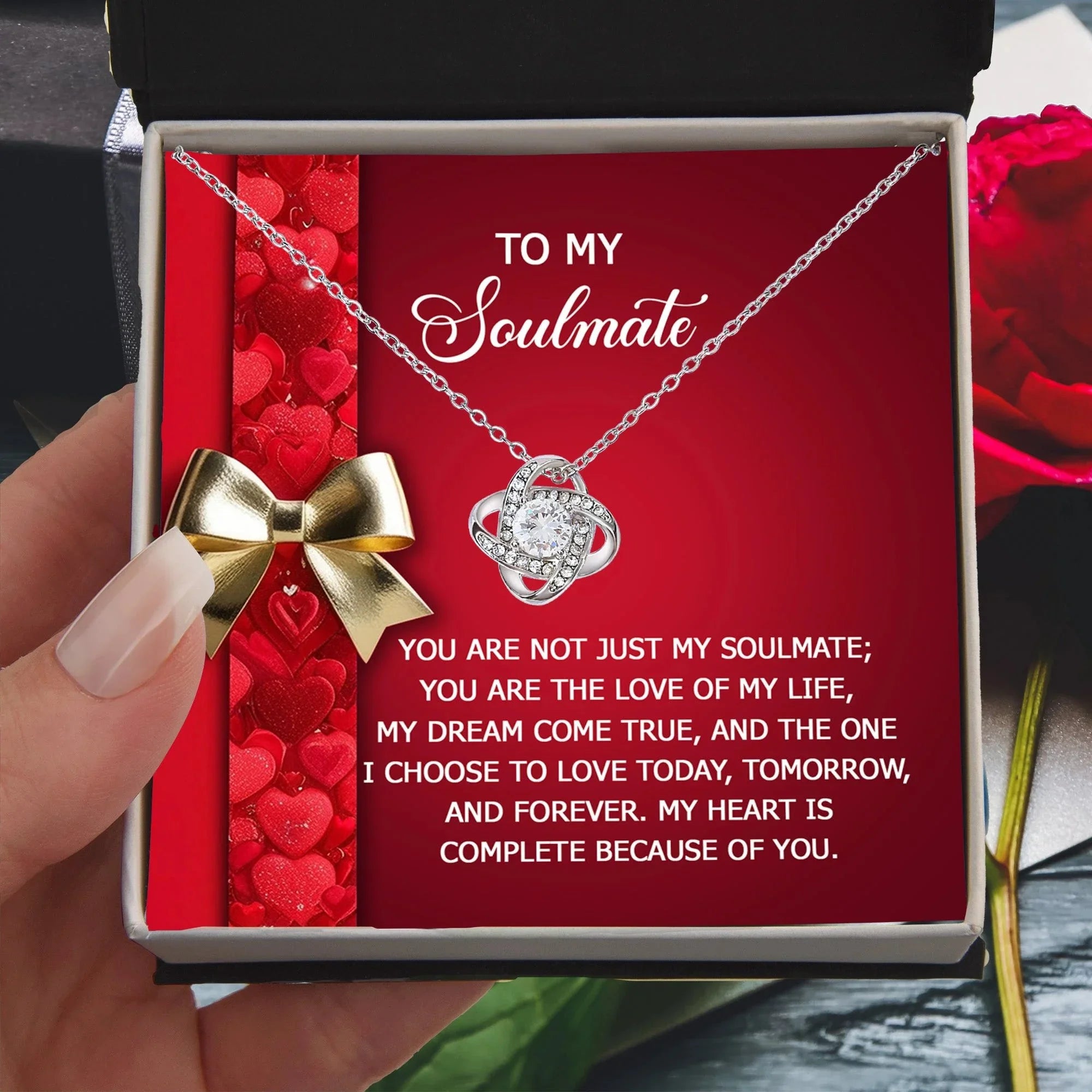 To My Soulmate Necklace - Express Your Love That Lasts Forever
