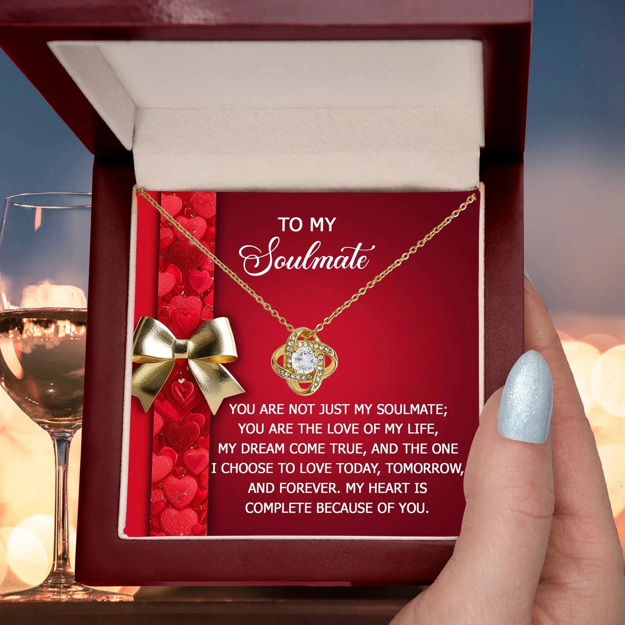 To My Soulmate Necklace - Express Your Love That Lasts Forever