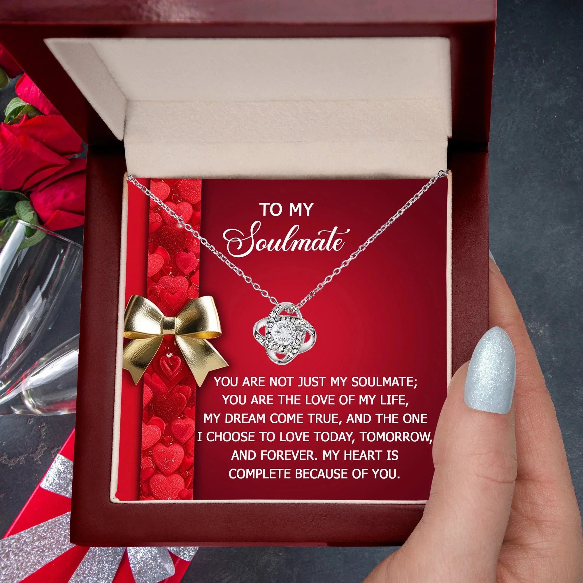 To My Soulmate Necklace - Express Your Love That Lasts Forever