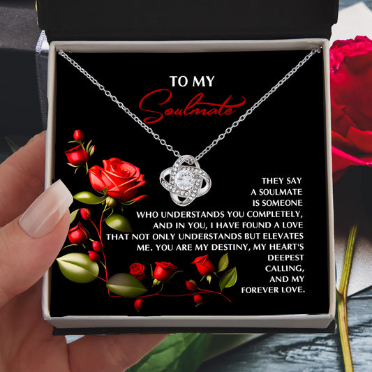 Soulmate Love Knot Necklace – A Timeless Gift for Your Forever Love