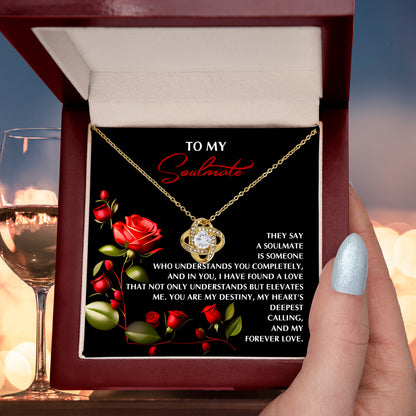 Soulmate Love Knot Necklace – A Timeless Gift for Your Forever Love - Mallard Moon Gift Shop