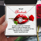 To My Soulmate Love Knot Pendant - Romantic Gift She'll Treasure