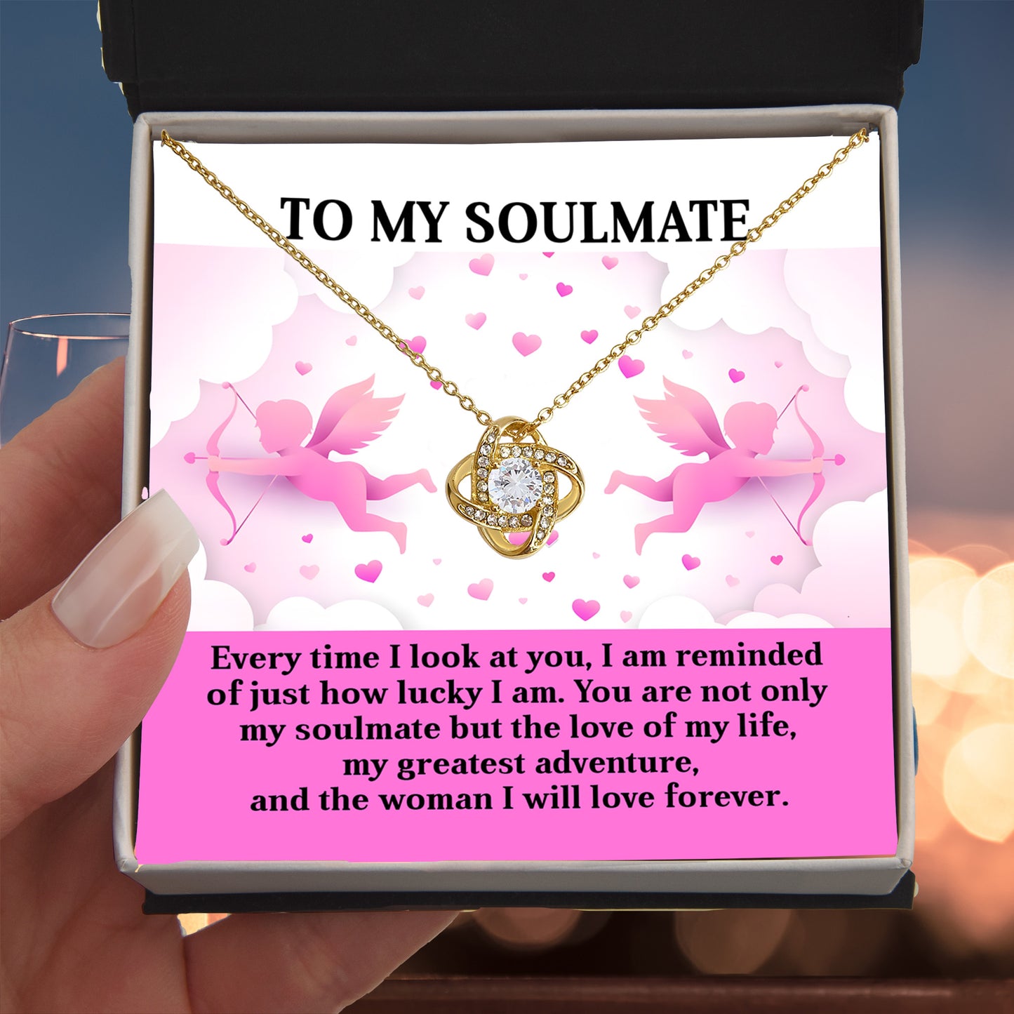 Romantic Soulmate Love Knot Necklace – Celebrate Your Greatest Adventure Together - Mallard Moon Gift Shop