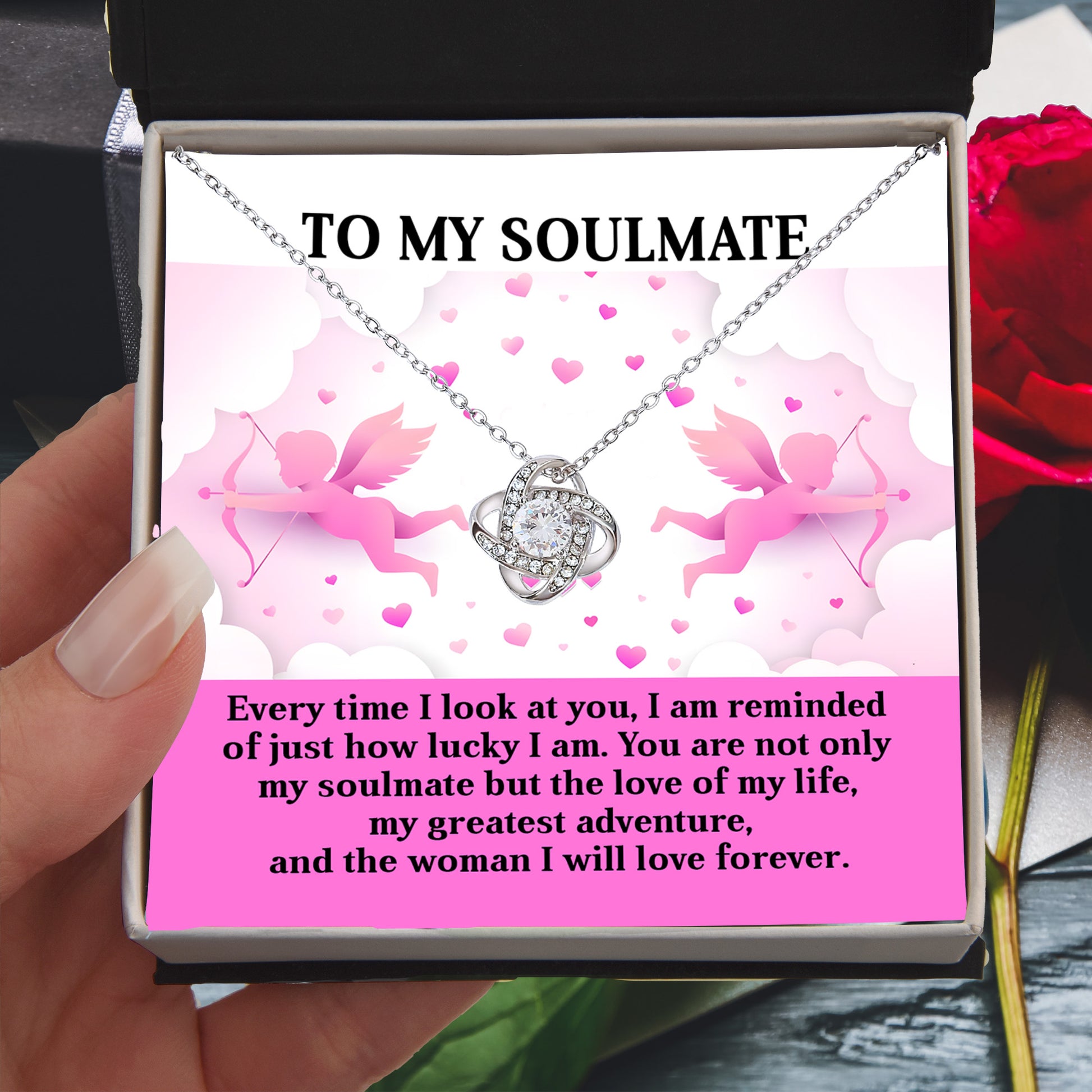 Romantic Soulmate Love Knot Necklace – Celebrate Your Greatest Adventure Together - Mallard Moon Gift Shop