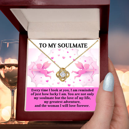 Romantic Soulmate Love Knot Necklace – Celebrate Your Greatest Adventure Together - Mallard Moon Gift Shop