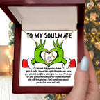 Soulmate Gift - I Am Not the Perfect Knight - Forever Love Pendant Necklace