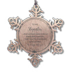 Stepsister Christmas Snowflake Ornament Life is learning to dance in the rain