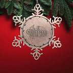Teacher Gift, Is It Christmas Break Yet, Snowflake Laser Engraved Steel Christmas Ornament, Funny Gifts, Teacher Ornaments, Novelty Gifts, Cute Gifts, Gifts for Men, Women, Coworkers