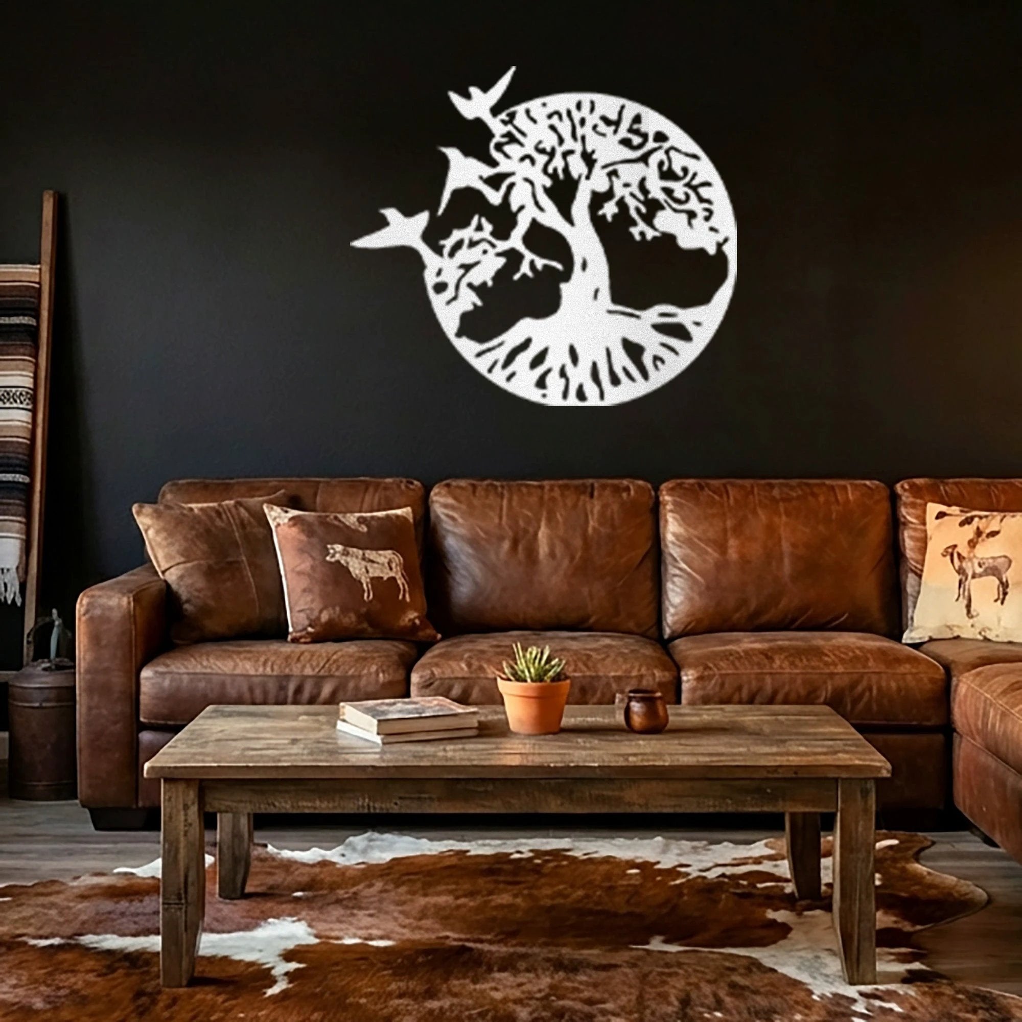 Take Flight Tree Indoor Outdoor Steel Sign
