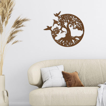 Take Flight Tree Indoor Outdoor Steel Sign - Mallard Moon Gift Shop