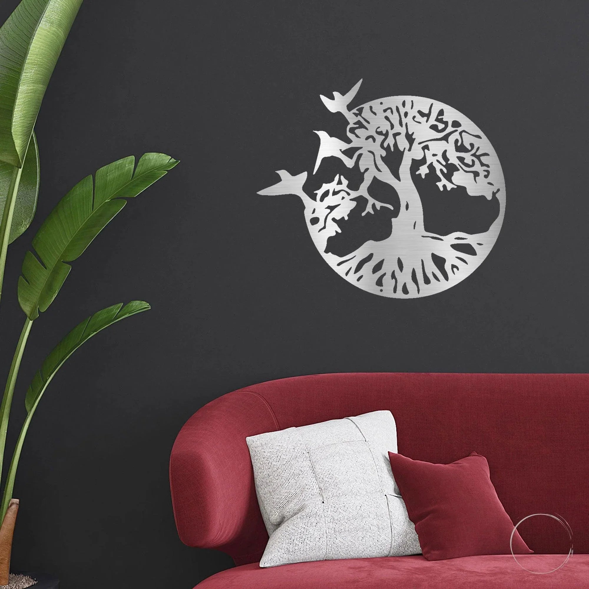 Take Flight Tree Indoor Outdoor Steel Sign