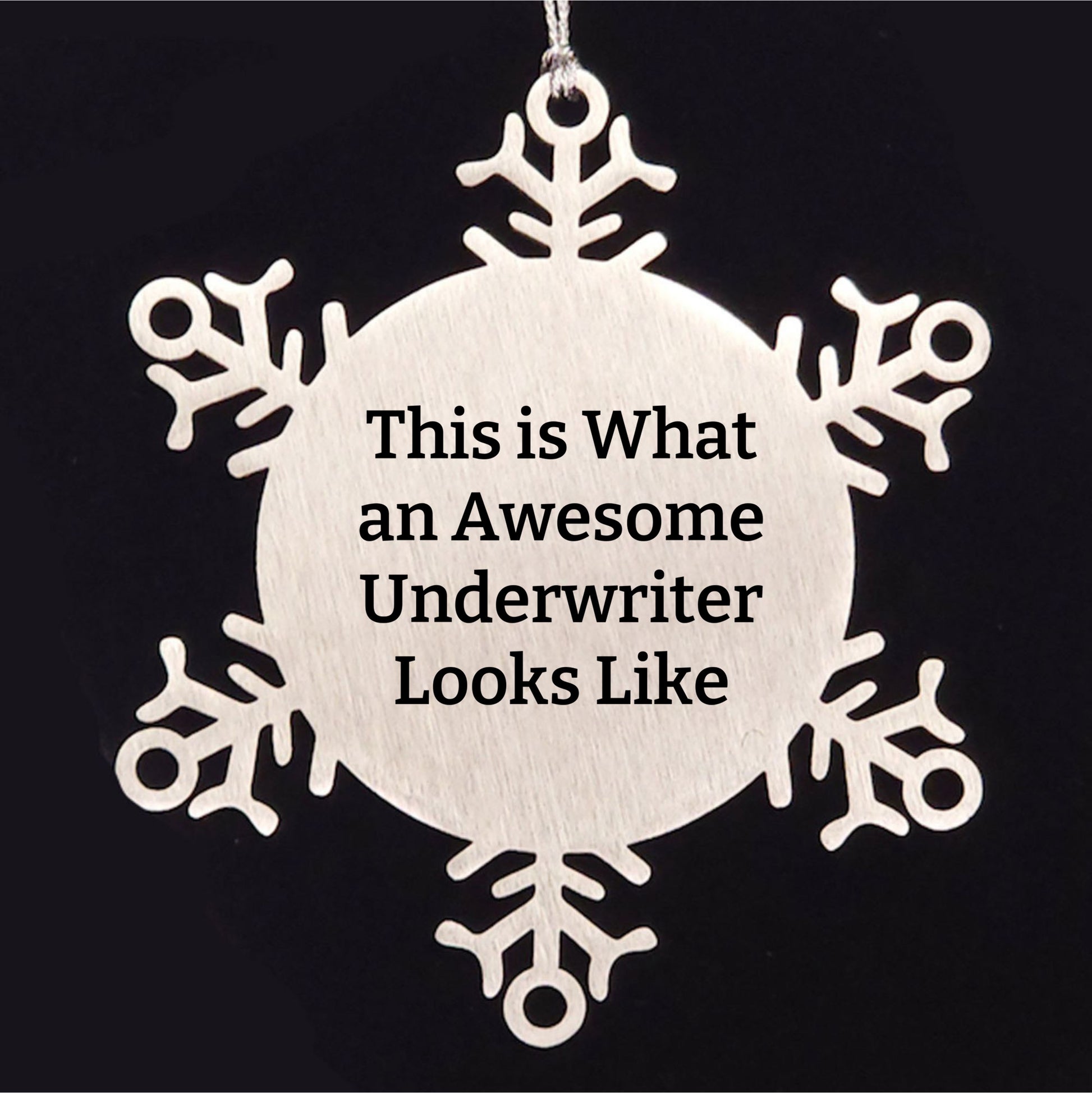 Underwriter Gifts, Snowflake Ornaments, and Inspirational Quotes: Gifts from Friends, Coworkers, and Family