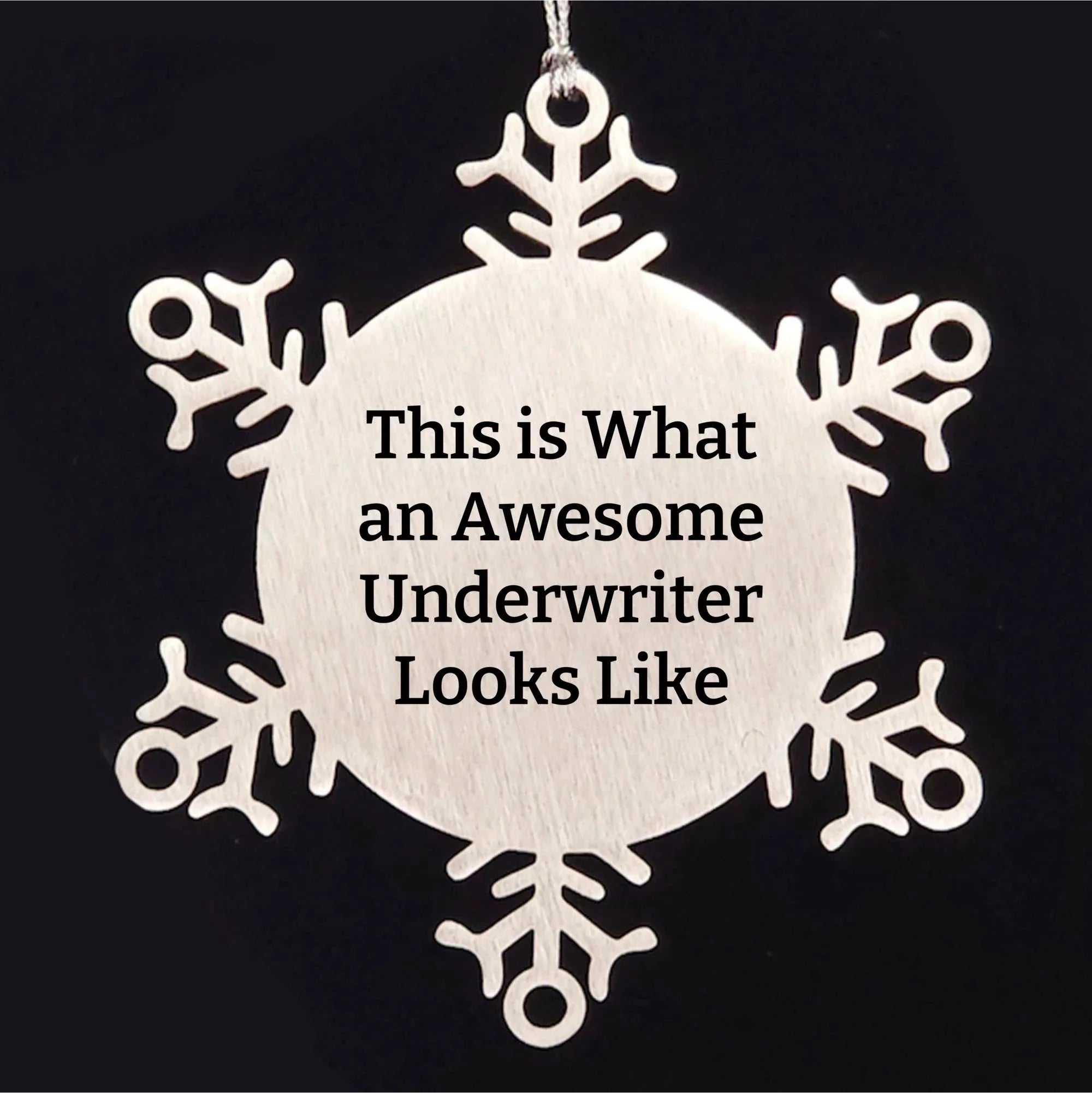 Underwriter Gifts, Snowflake Ornaments, and Inspirational Quotes: Gifts from Friends, Coworkers, and Family