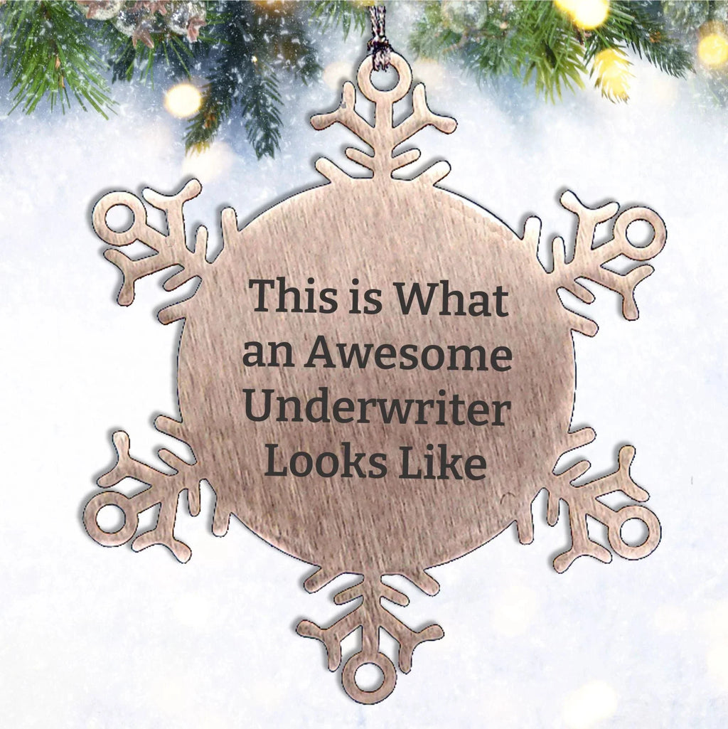 Underwriter Gifts, Snowflake Ornaments, and Inspirational Quotes: Gifts from Friends, Coworkers, and Family