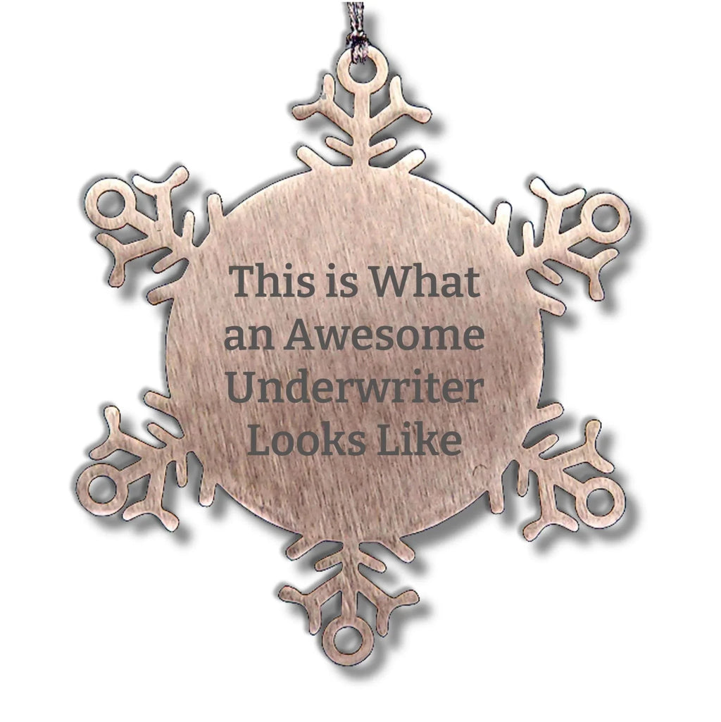 Underwriter Gifts, Snowflake Ornaments, and Inspirational Quotes: Gifts from Friends, Coworkers, and Family