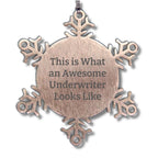 Underwriter Gifts, Snowflake Ornaments, and Inspirational Quotes: Gifts from Friends, Coworkers, and Family