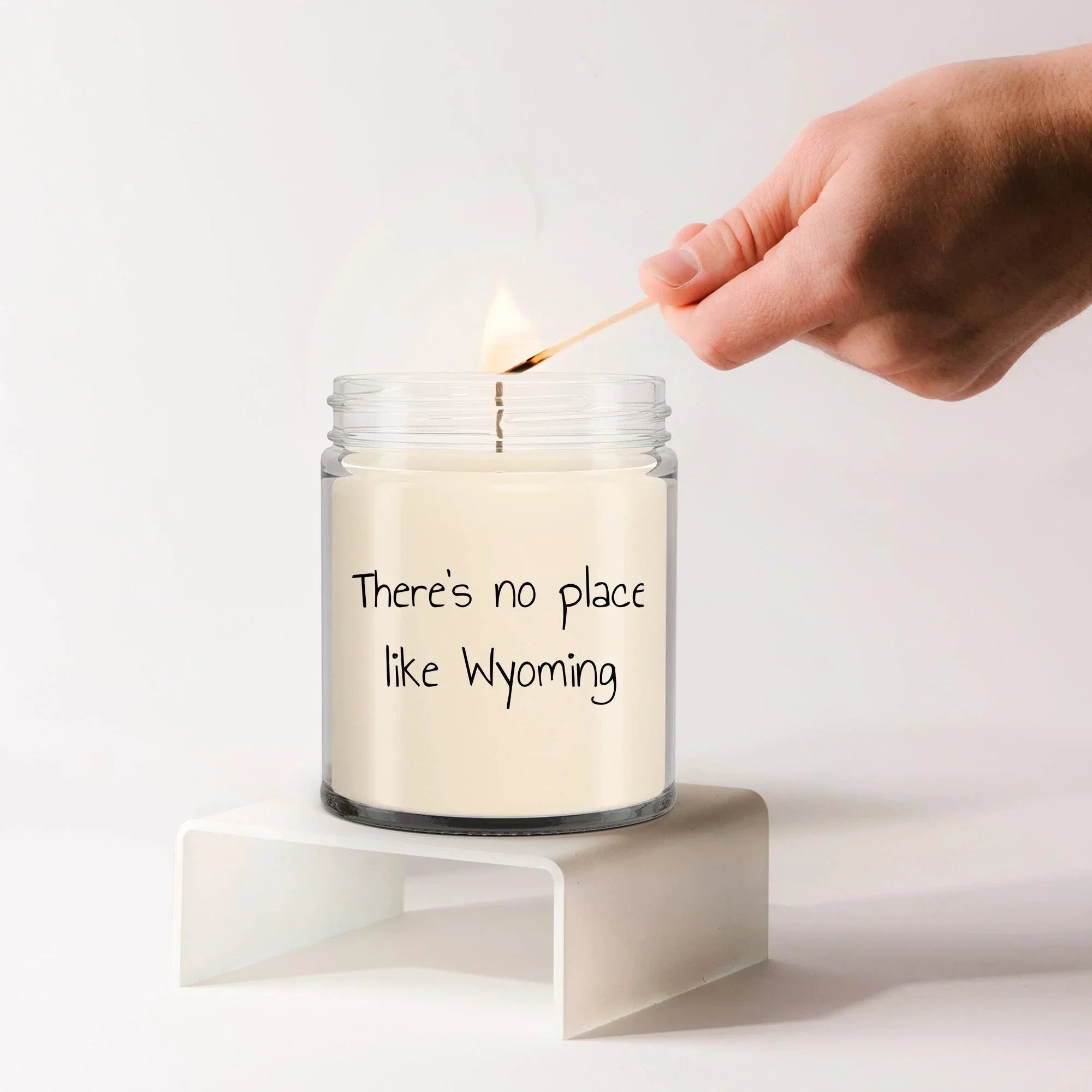 Wyoming's Best Kept Secret: 9oz Vanilla Soy Candle, There's No Place Like Wyoming