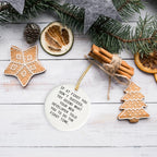 Web Developer Gifts from Friends - Funny Circle Ornament for Christmas, If At First You Don't Succeed, Try Doing What Your Web Developer Told You To Do The First Time.